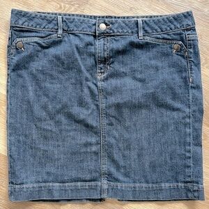 GAP 1969 LIMITED EDITION DENIM JEAN SKIRT BLUE SIZE 16 33